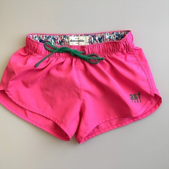 ABERCROMBIE HOT PINK LITTLE GIRLS SHORTS - Picture 1 of 7